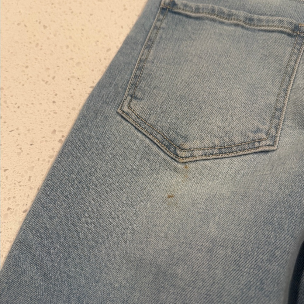 78 & Sunny Distressed Straight Leg Jeans Size 6 Light Wash Denim - Picture 7 of 8